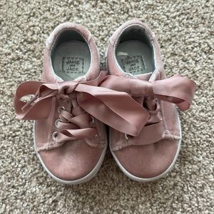Janie and Jack Infant Velour Tennis Shoes